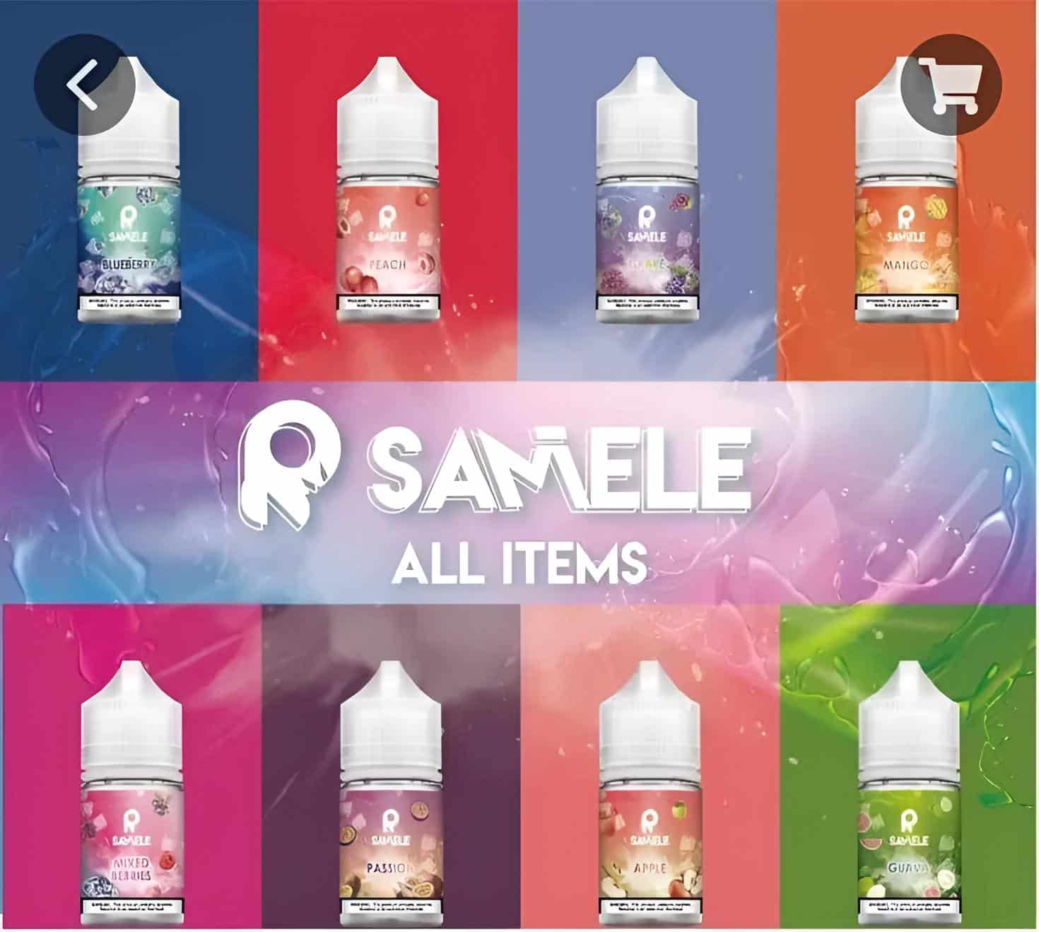 SAMELE 冰釀小煙油｜30ML/30mg 清涼暢快口感 - 電子煙潮流商城